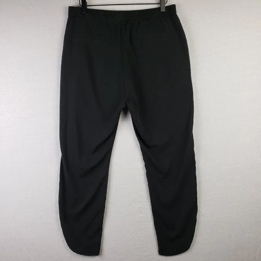 Marine Layer Allison Pants Trousers Black size L Minimalist Casual Sustainable - Picture 8 of 13